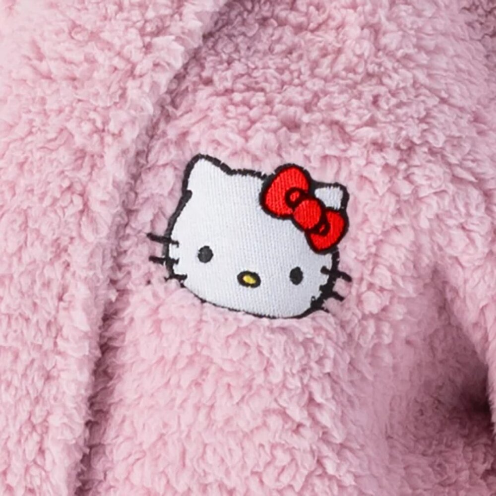 Hello Kitty Sherpa Fleece Robe - Picture 4 of 4